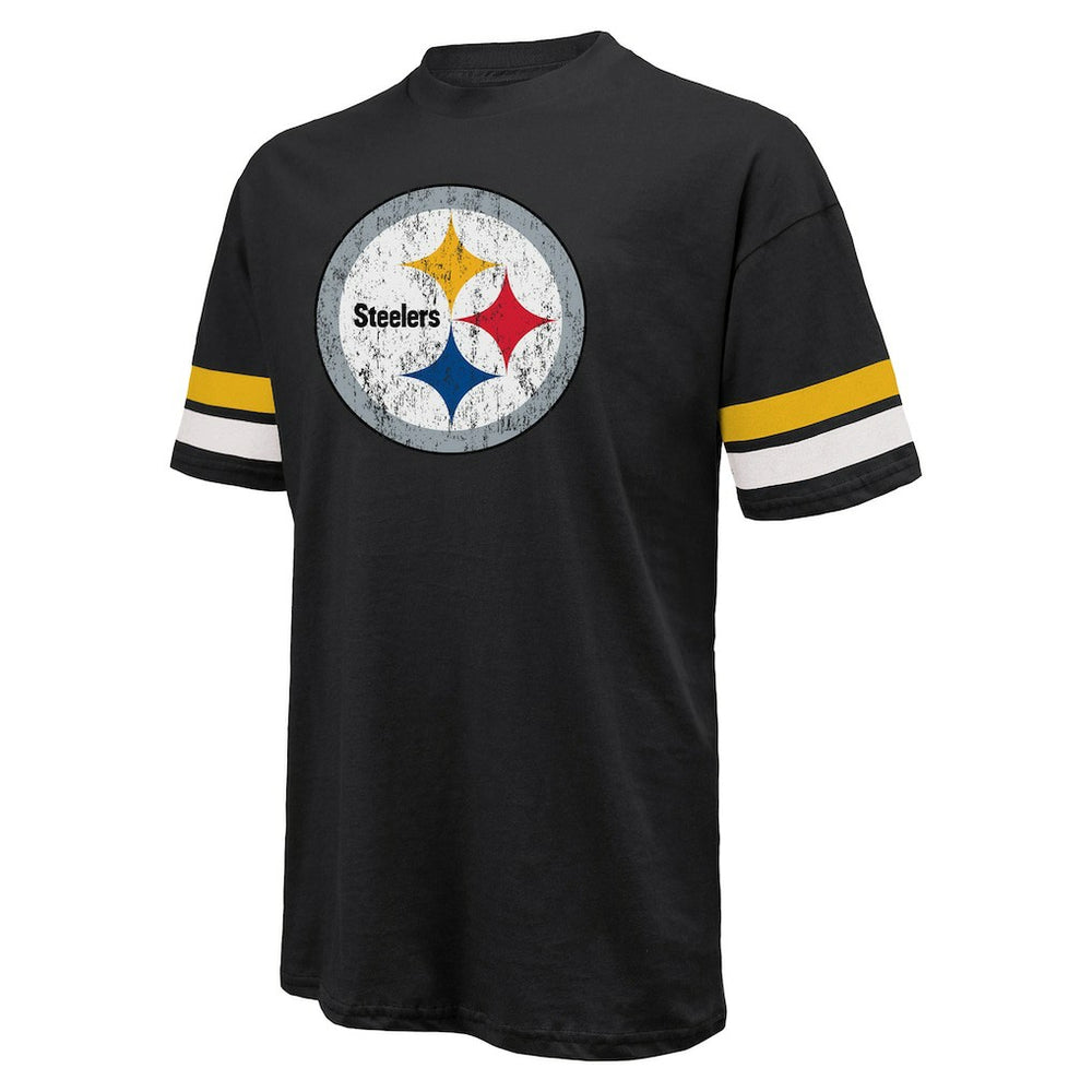 T.J. Watt Pittsburgh Steelers Majestic Threads Name & Number Oversize Fit T-Shirt - Black - NFL