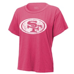 Christian McCaffrey San Francisco 49ers Majestic Threads Women's Name & Number T-Shirt - Pink - NFL