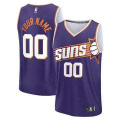 Fanatics Phoenix Suns Fast Break Custom Jersey Icon Edition Purple