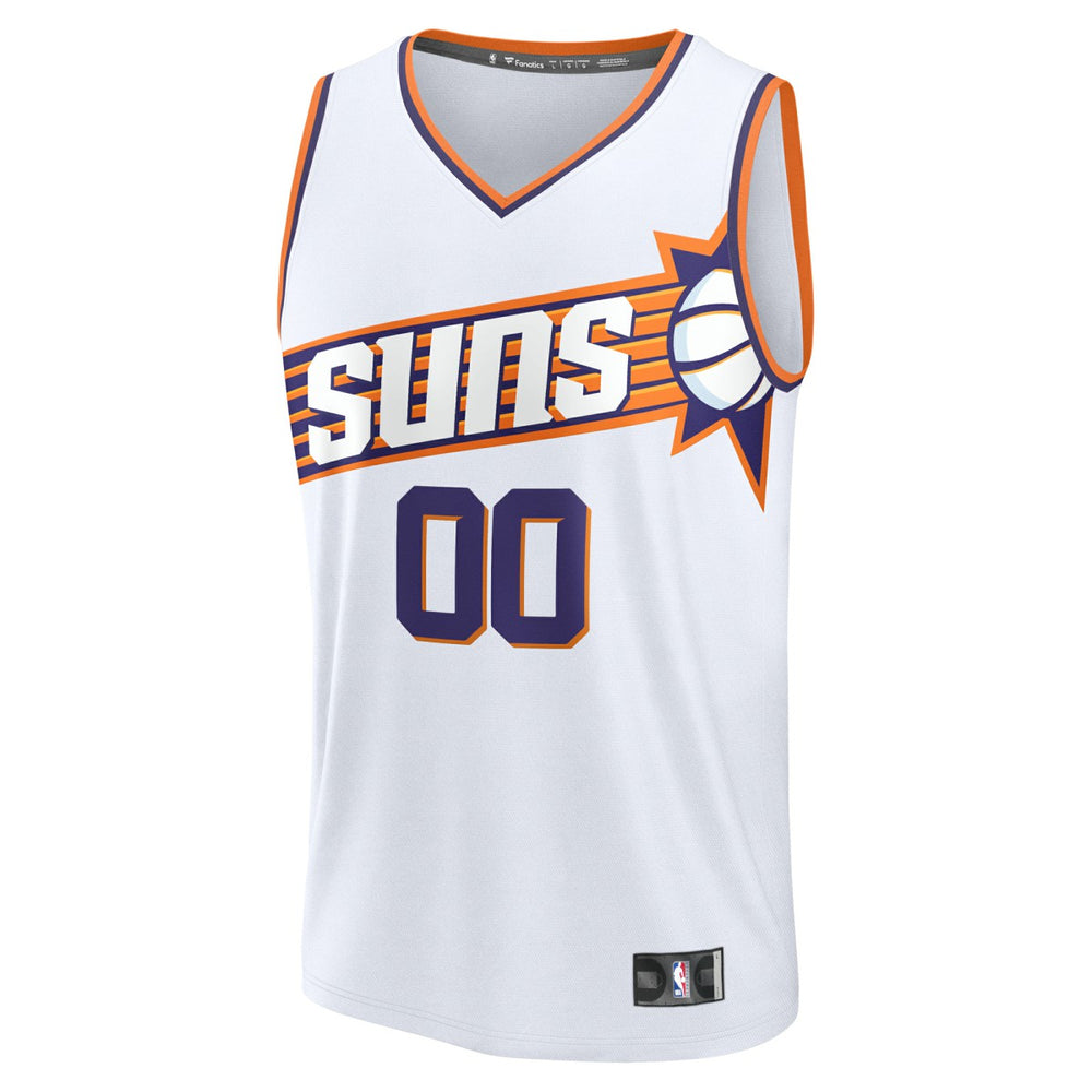 Fanatics Phoenix Suns Fast Break Custom Jersey Association Edition White