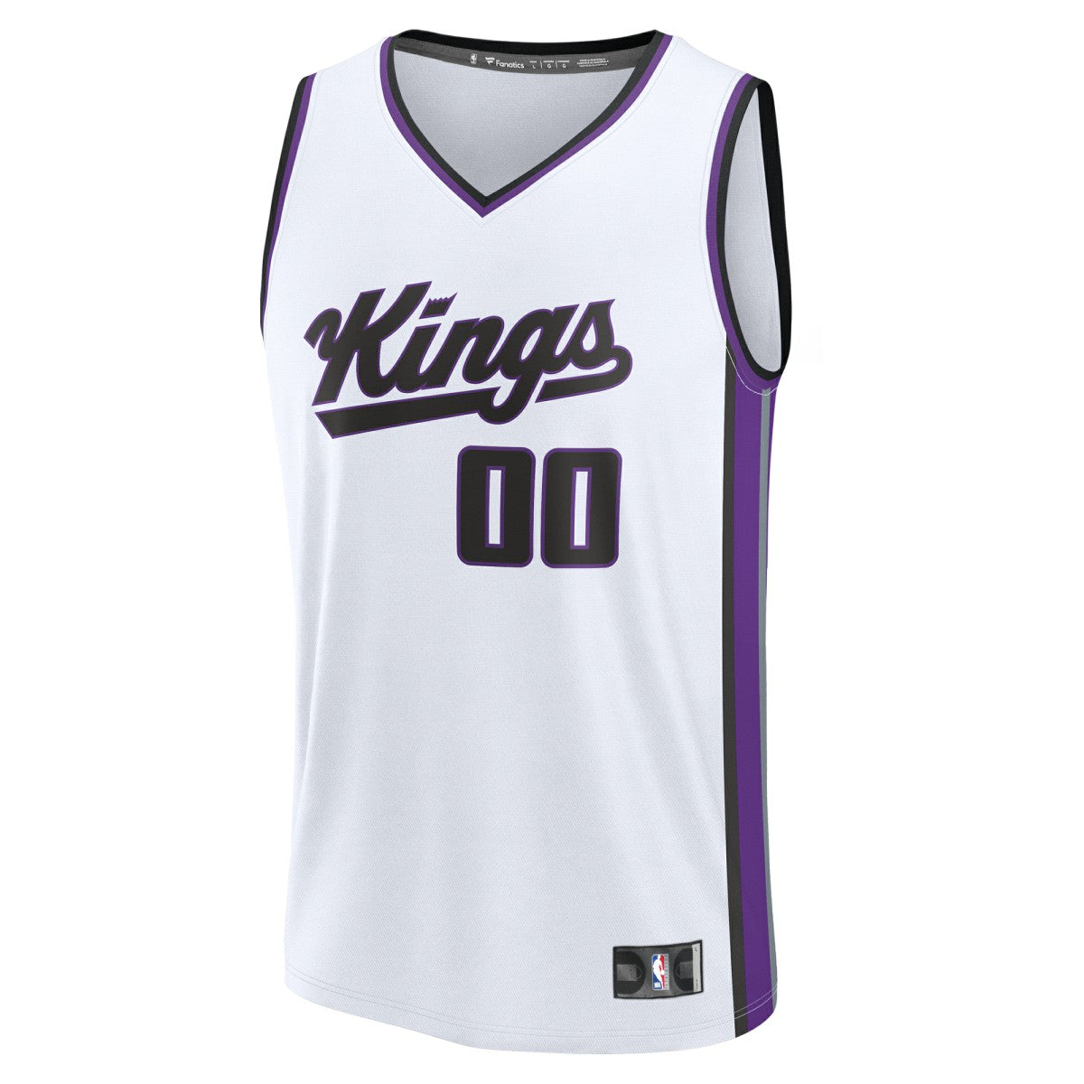 Fanatics Sacramento Kings Fast Break Custom Jersey Association Edition White