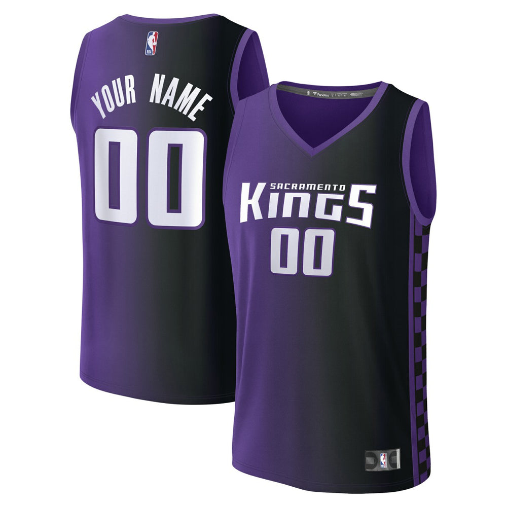 Fanatics Sacramento Kings Fast Break Custom Jersey Statement Edition Purple