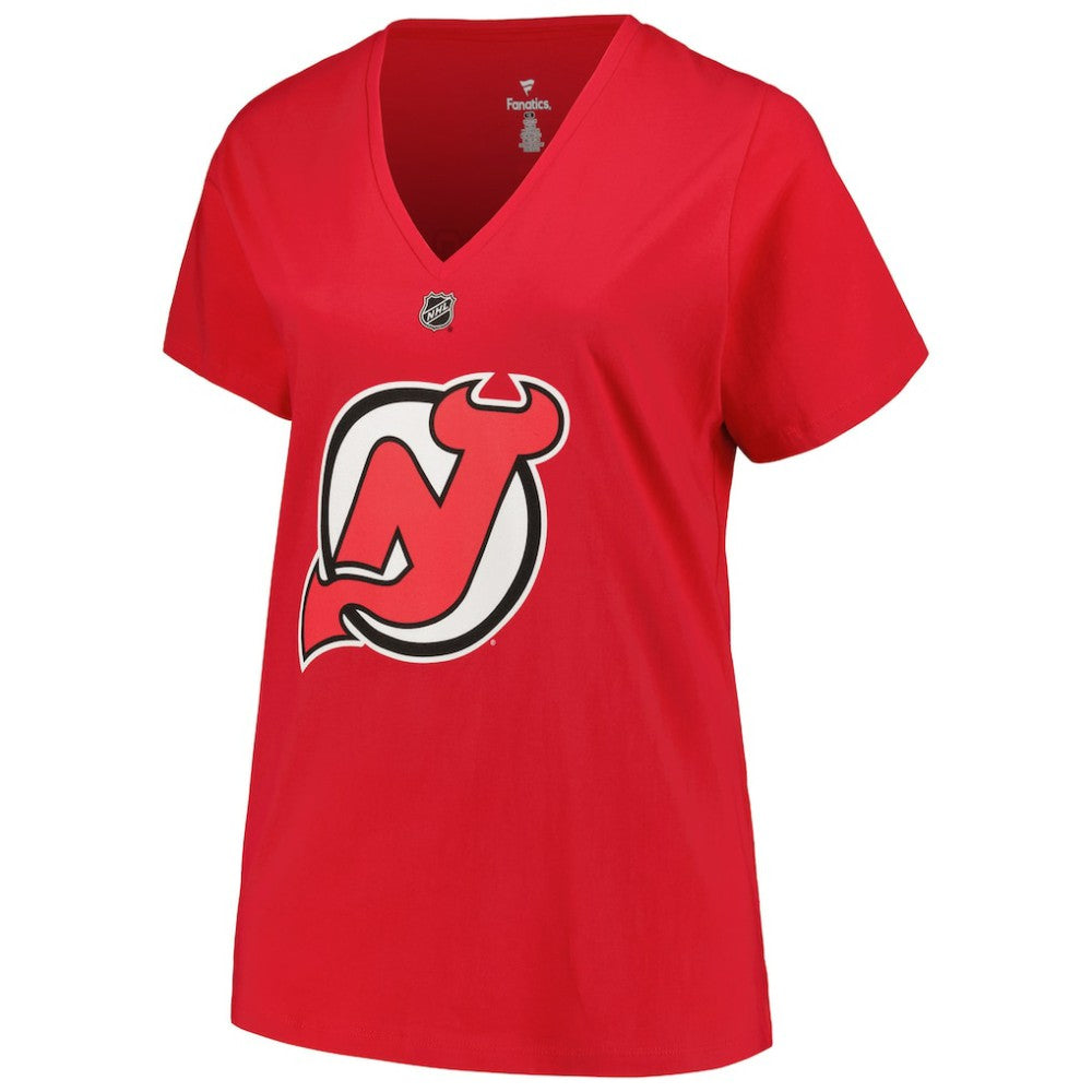 Jack Hughes New Jersey Devils Fanatics Women's Plus Size Name & Number T-Shirt - Red | Fanatics near me