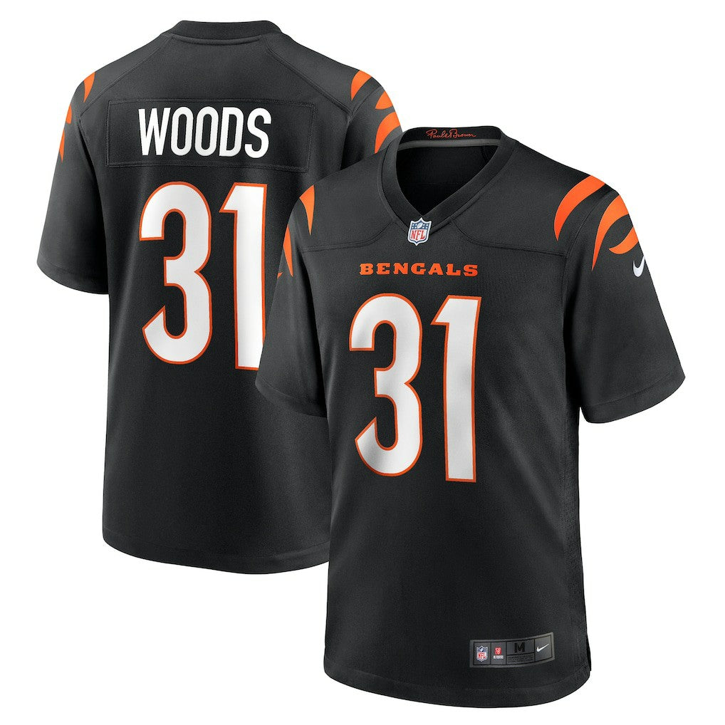 Ickey Woods Cincinnati Bengals Retired Player Game Jersey - Black - Nike