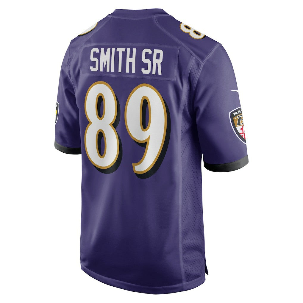 Steve Smith Sr. Baltimore Ravens Retired Player Game Jersey - Purple - Nike
