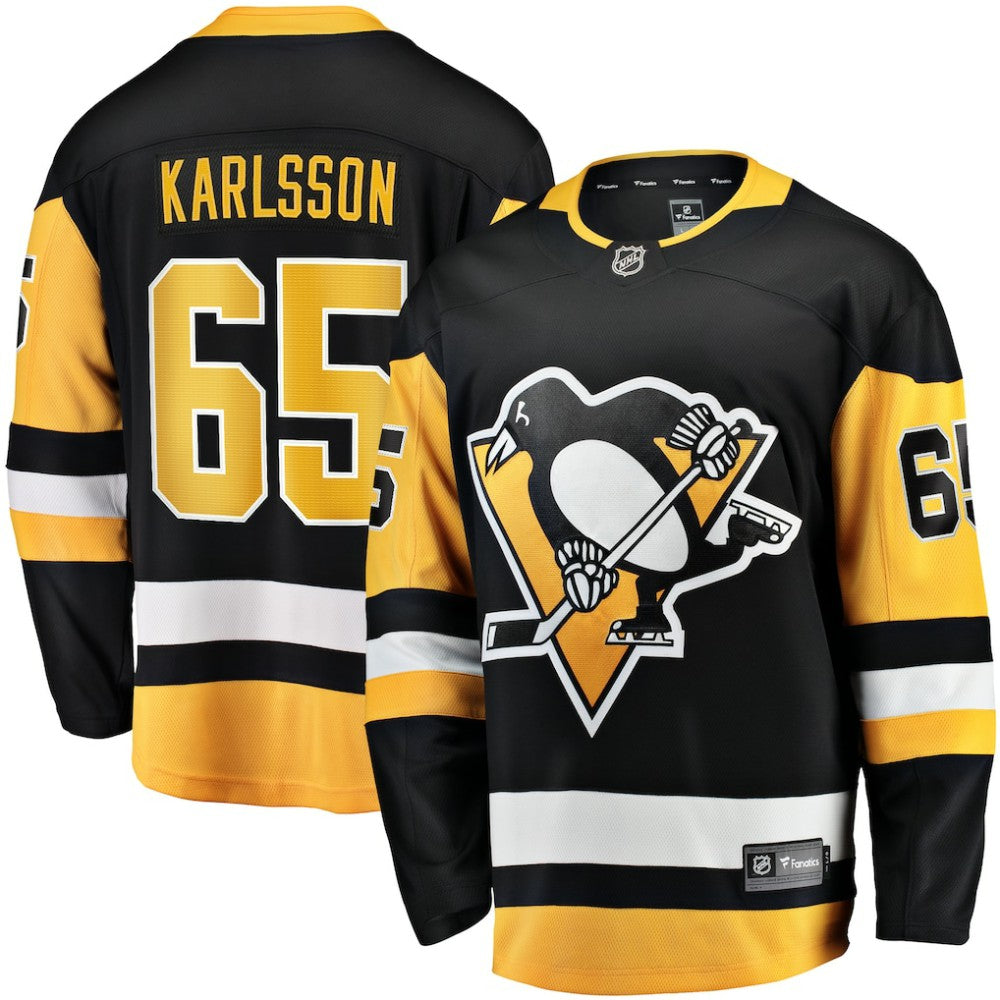 Erik Karlsson Pittsburgh Penguins Fanatics Home Breakaway Jersey - Black | Fanatics Clearance