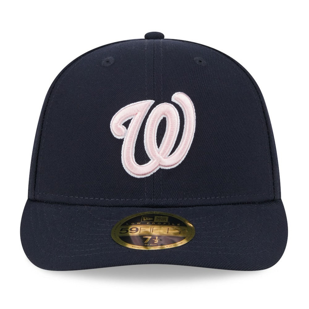 New Era  Washington Nationals  Navy 2024 Mother's Day Low Profile 59FIFTY Fitted Hat for sale