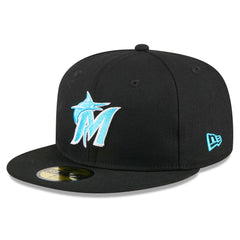 Miami Marlins New Era 2024 Father's Day 59FIFTY Fitted Hat Outlet