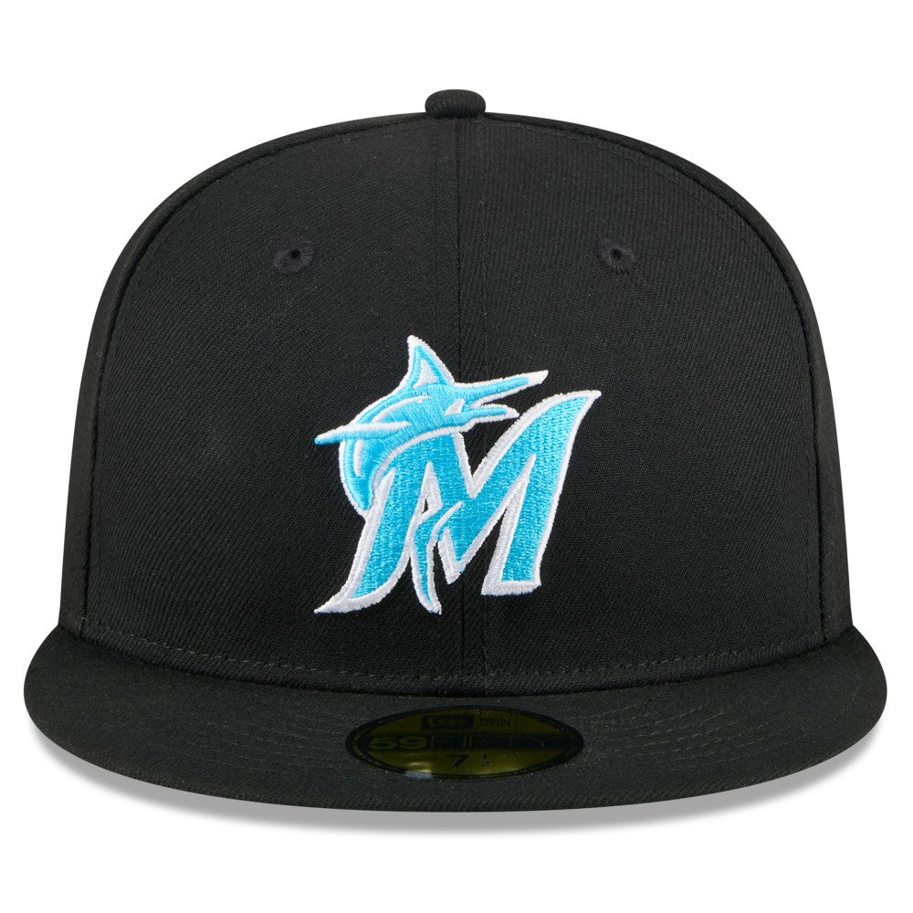 Miami Marlins New Era 2024 Father's Day 59FIFTY Fitted Hat Outlet