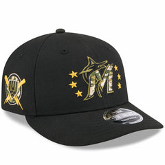 Miami Marlins New Era 2024 Armed Forces Day Low Profile 9FIFTY Snapback Hat for sale