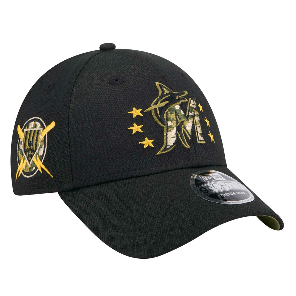 Miami Marlins New Era 2024 Armed Forces Day 9FORTY Adjustable Hat Online