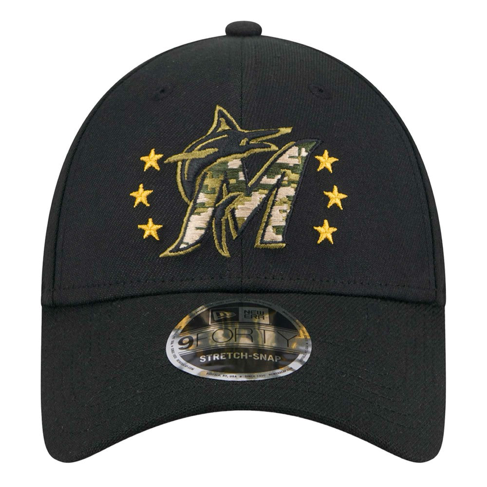 Miami Marlins New Era 2024 Armed Forces Day 9FORTY Adjustable Hat Online