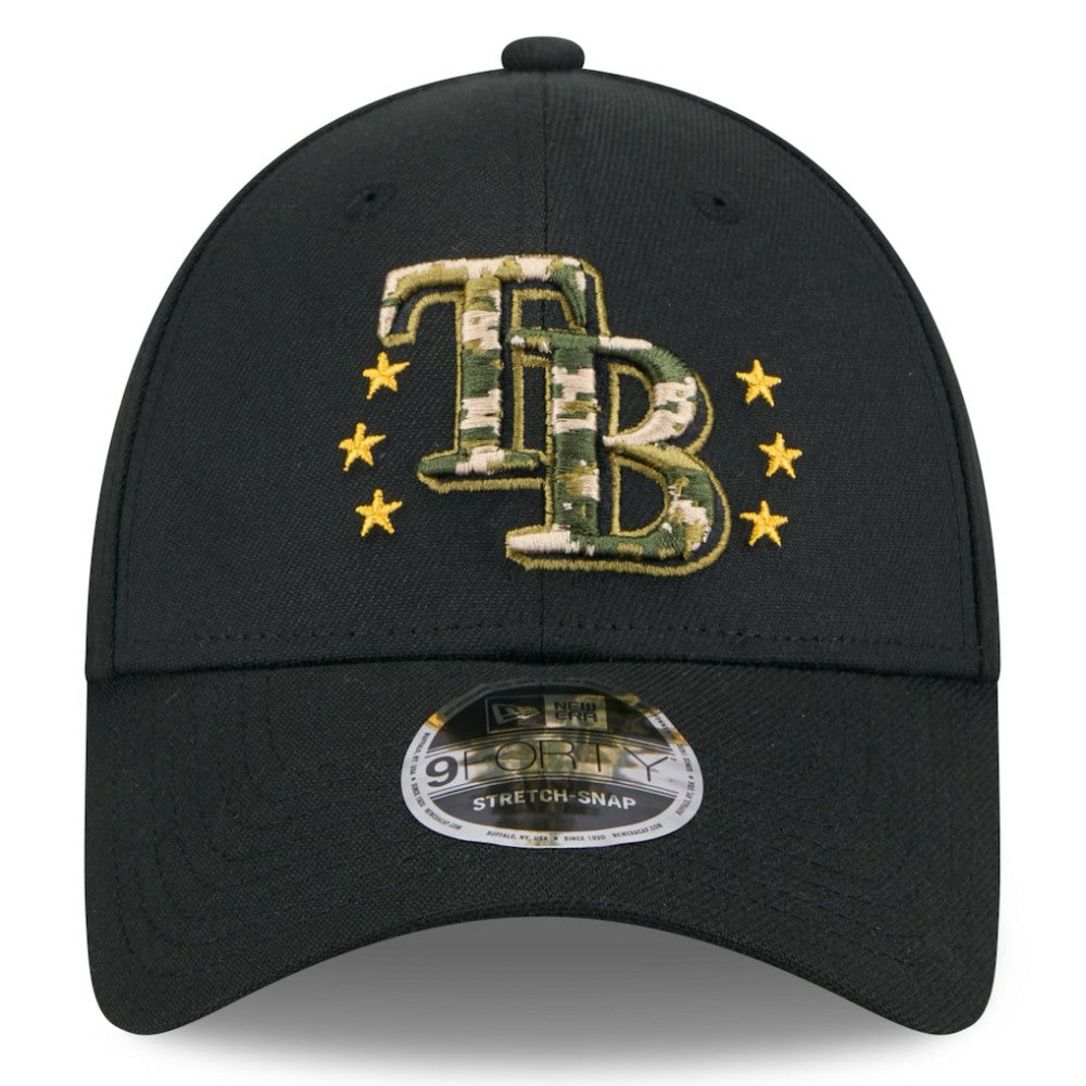 Tampa Bay Rays New Era 2024 Armed Forces Day 9FORTY Adjustable Hat Outlet
