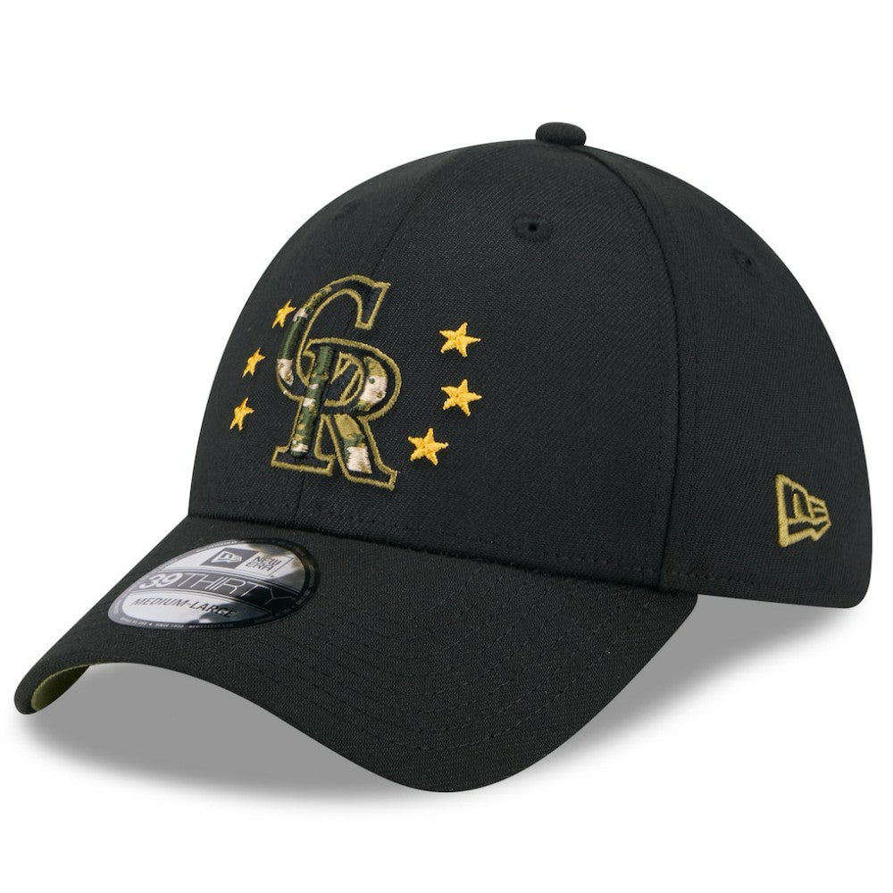 Colorado Rockies New Era 2024 Armed Forces Day 39THIRTY Flex Hat Near Me