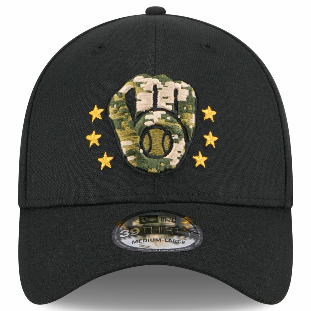 Milwaukee Brewers New Era 2024 Armed Forces Day 39THIRTY Flex Hat Discount
