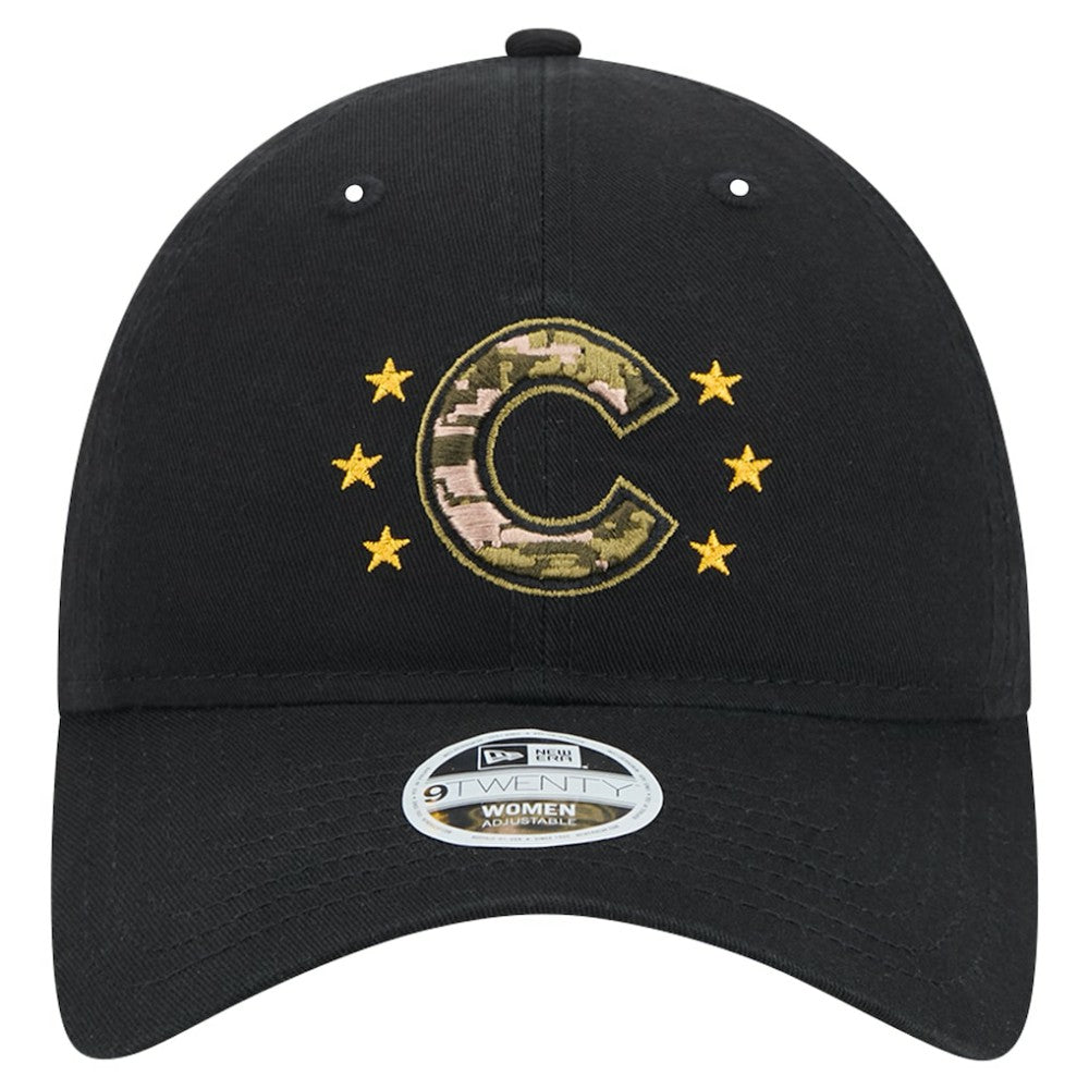 Chicago Cubs New Era Women's 2024 Armed Forces Day 9TWENTY Adjustable Hat for sale