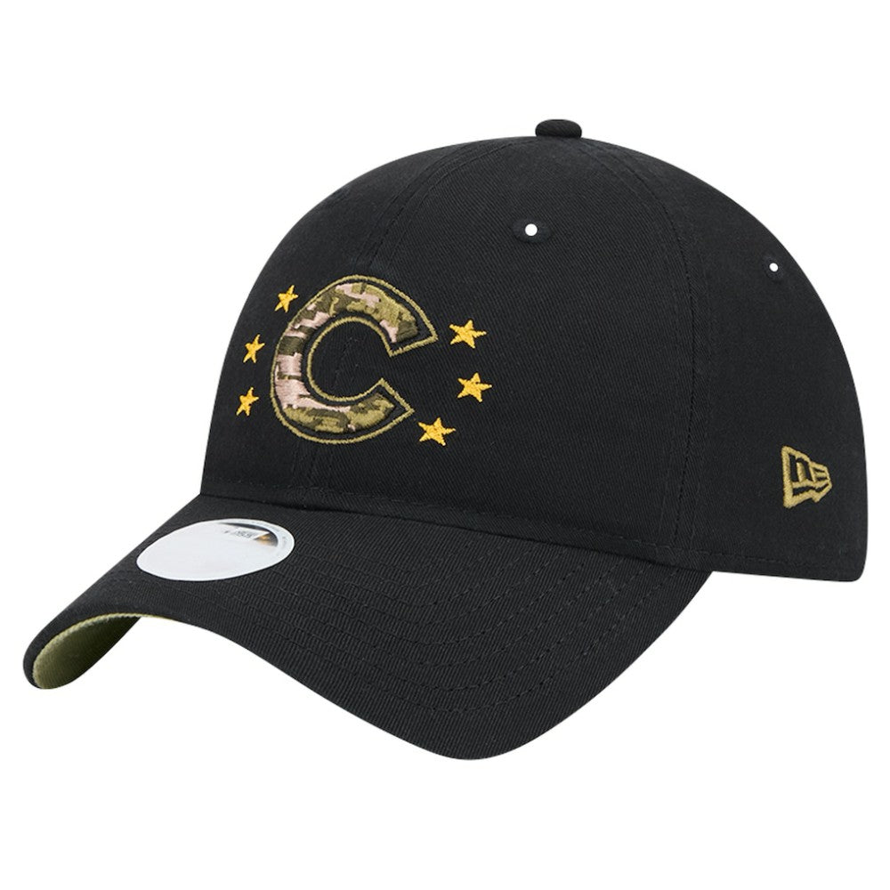 Chicago Cubs New Era Women's 2024 Armed Forces Day 9TWENTY Adjustable Hat for sale