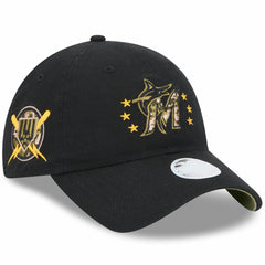 Miami Marlins New Era Women's 2024 Armed Forces Day 9TWENTY Adjustable Hat Discount
