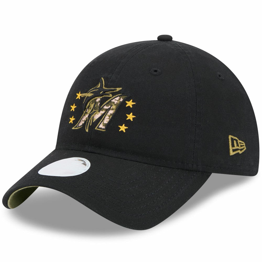 Miami Marlins New Era Women's 2024 Armed Forces Day 9TWENTY Adjustable Hat Discount