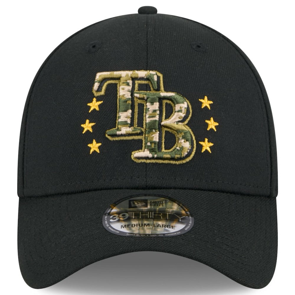 Tampa Bay Rays New Era 2024 Armed Forces Day 39THIRTY Flex Hat for sale