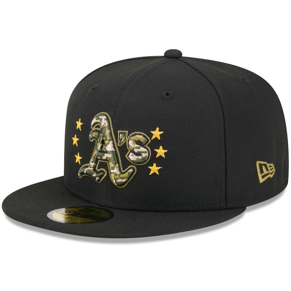 Athletics New Era 2024 Armed Forces Day On-Field 59FIFTY Fitted Hat for sale