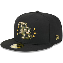 Tampa Bay Rays New Era 2024 Armed Forces Day On-Field 59FIFTY Fitted Hat Discount