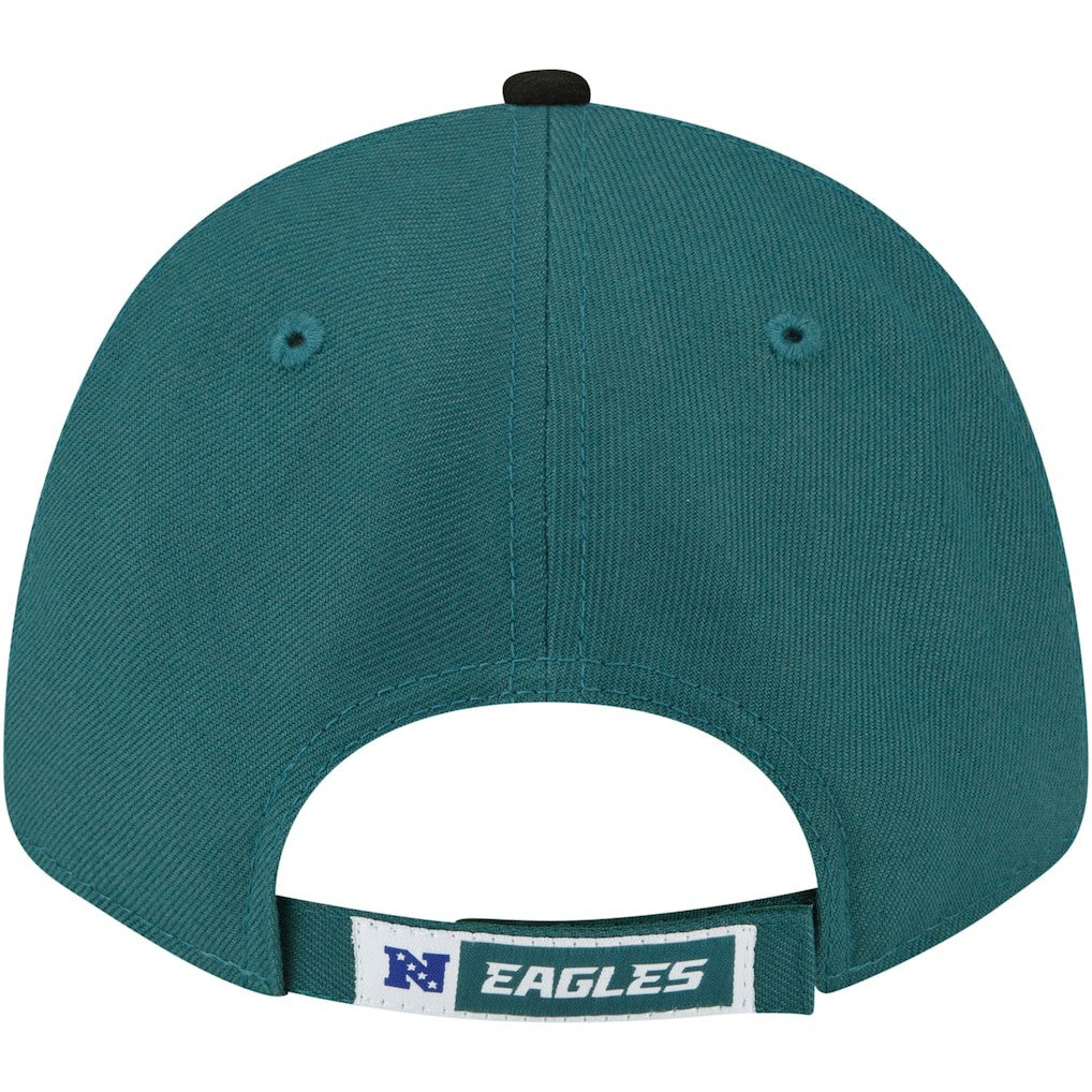Philadelphia Eagles New Era The League Two-Tone 9FORTY Adjustable Hat - Midnight Green/Black - NFL
