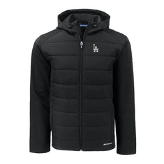 Los Angeles Dodgers Cutter & Buck Evoke Hybrid Eco Softshell Recycled Full-Zip Hoodie Discount