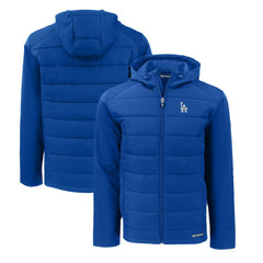 Los Angeles Dodgers Cutter & Buck Evoke Hybrid Eco Softshell Recycled Full-Zip Hoodie Near Me