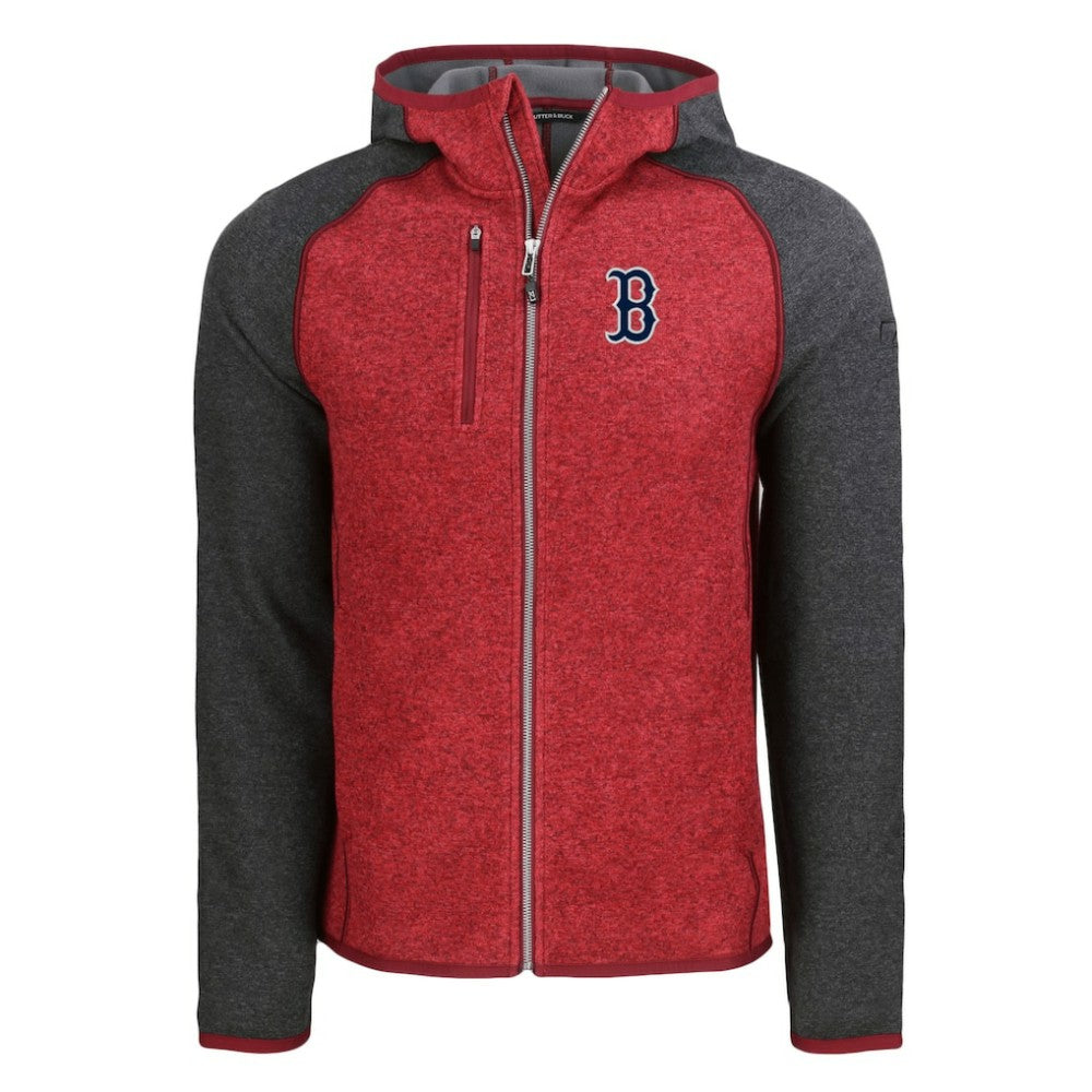Boston Red Sox Cutter & Buck Mainsail Full-Zip Hooded Jacket Online