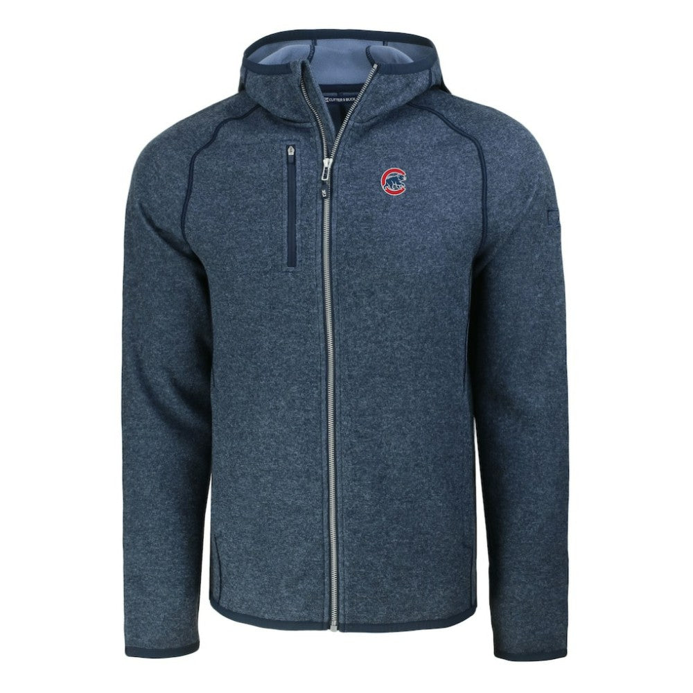Chicago Cubs Cutter & Buck Mainsail Full-Zip Hooded Jacket Outlet