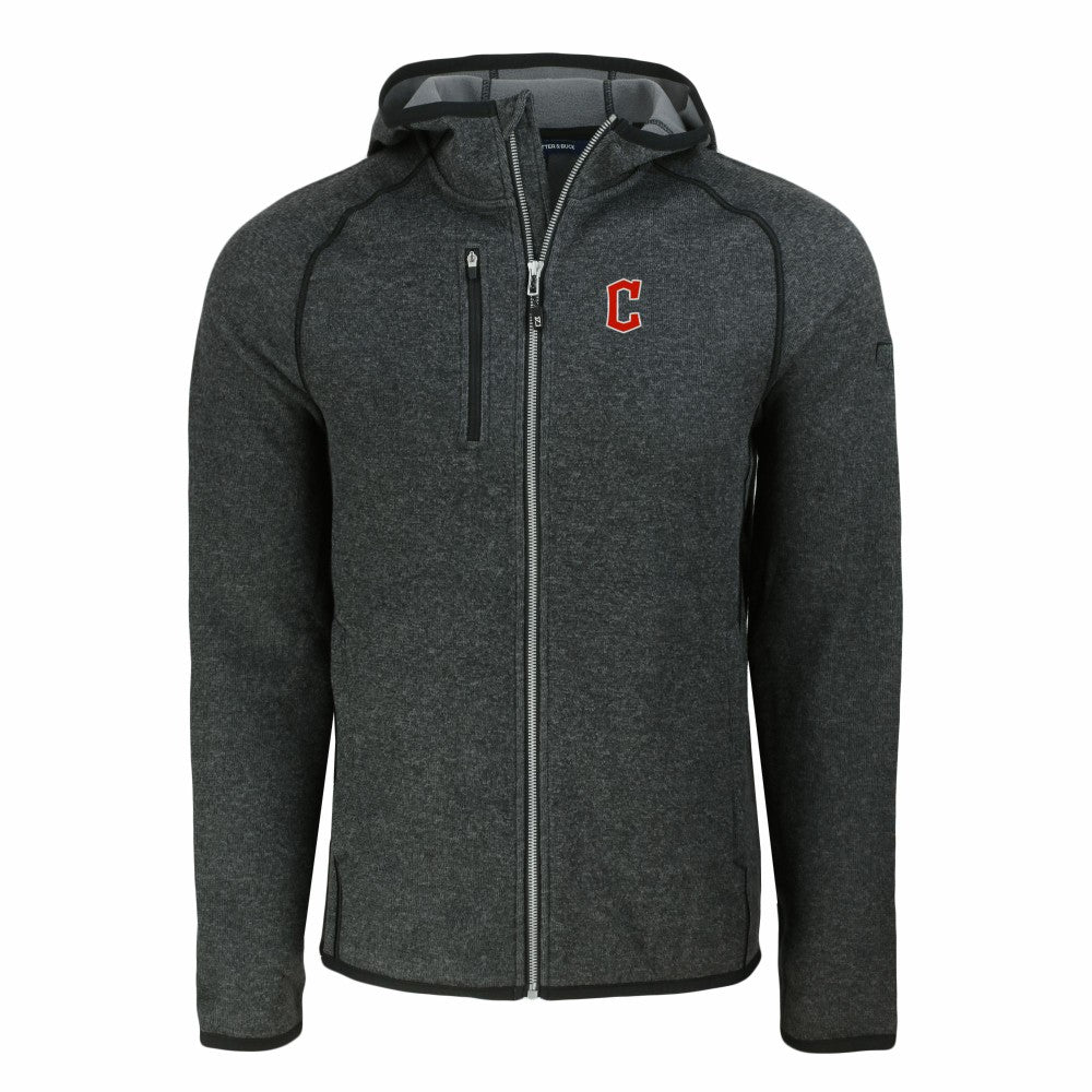 Cleveland Guardians Cutter & Buck Mainsail Full-Zip Hooded Jacket Discount