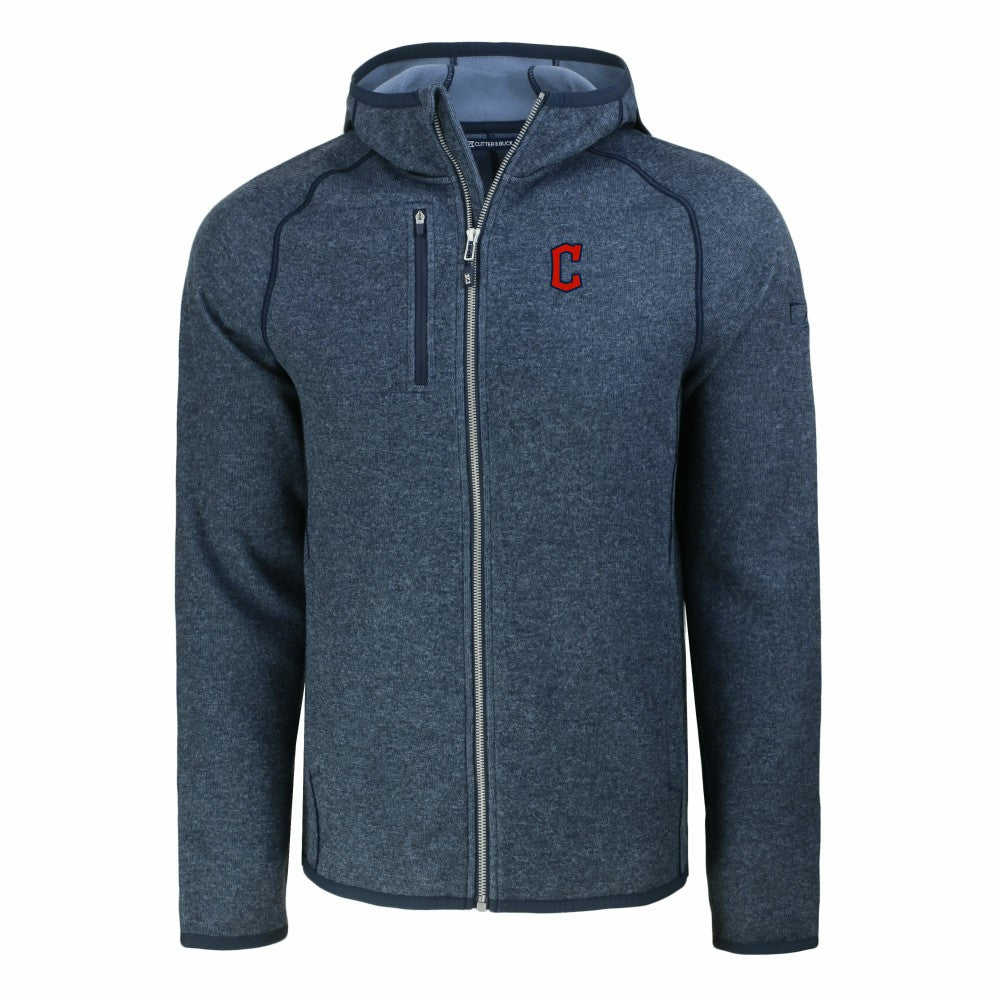 Cleveland Guardians Cutter & Buck Mainsail Full-Zip Hooded Jacket for sale