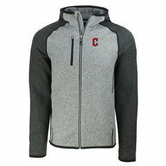 Cleveland Guardians Cutter & Buck Mainsail Full-Zip Hooded Jacket Sale