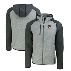 Milwaukee Brewers Cutter & Buck Mainsail Full-Zip Hooded Jacket for sale