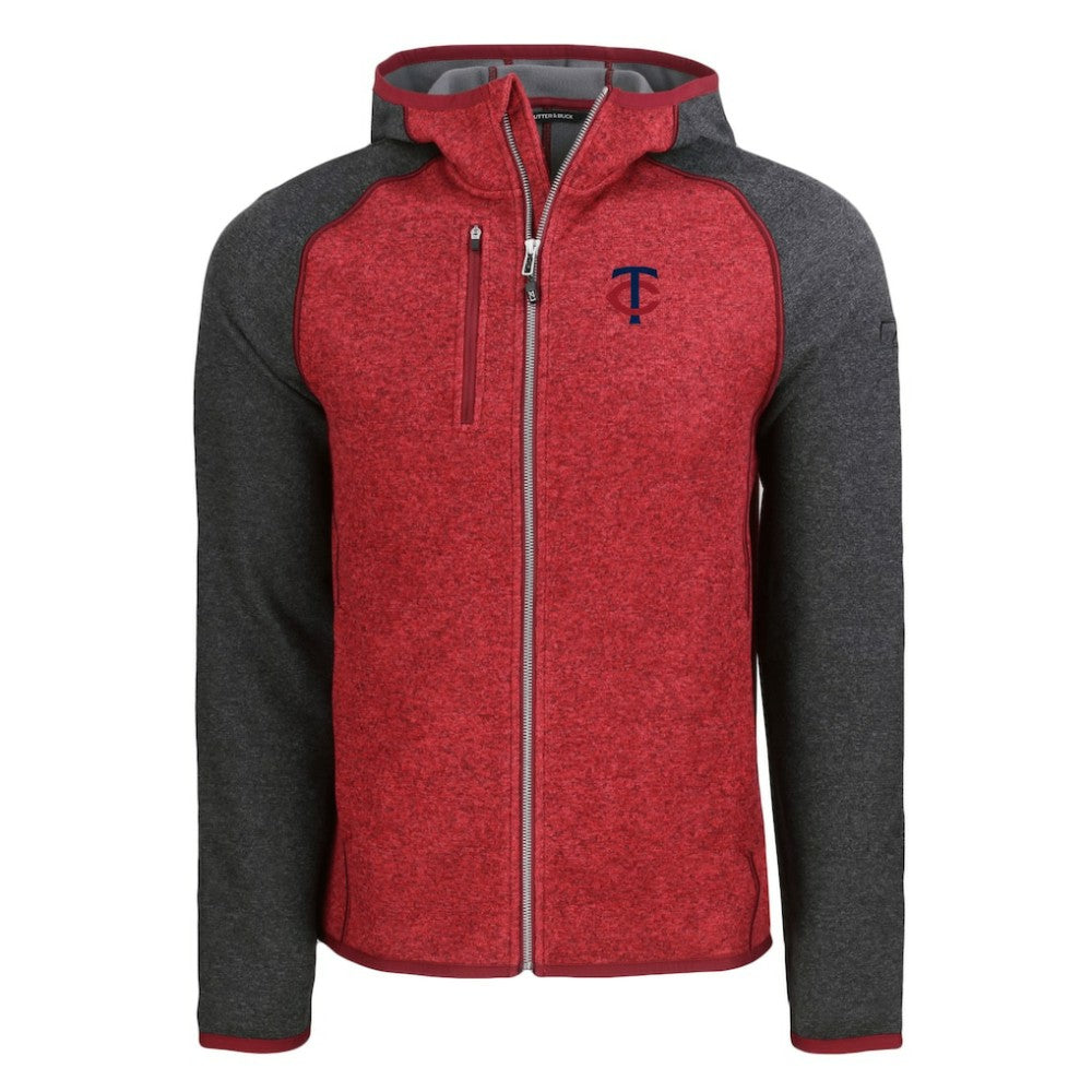 Minnesota Twins Cutter & Buck Mainsail Full-Zip Hooded Jacket Near Me
