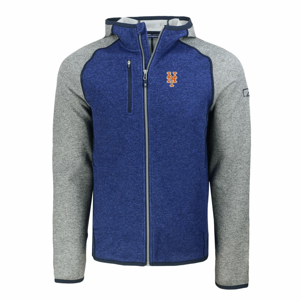 New York Mets Cutter & Buck Mainsail Full-Zip Hooded Jacket Online
