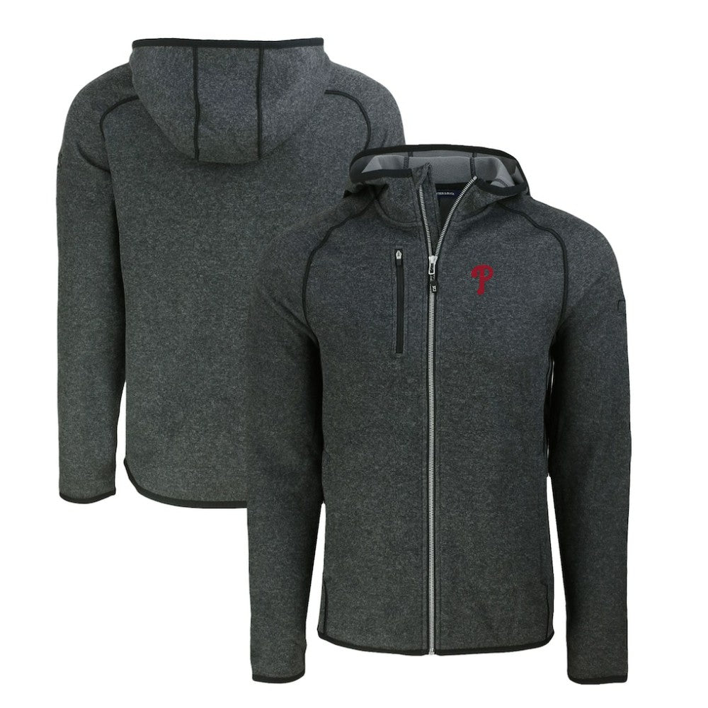 Philadelphia Phillies Cutter & Buck Mainsail Full-Zip Hooded Jacket for sale