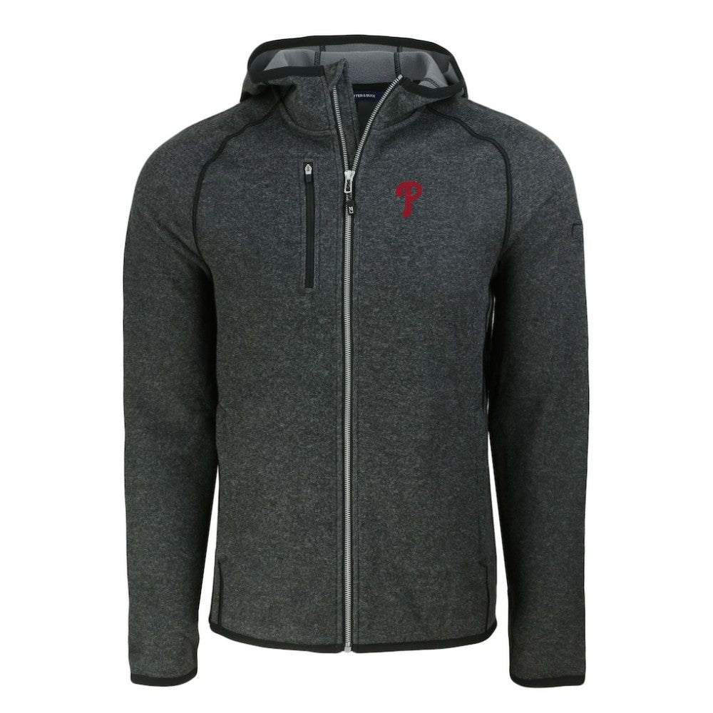 Philadelphia Phillies Cutter & Buck Mainsail Full-Zip Hooded Jacket for sale