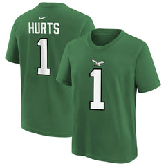 Jalen Hurts Philadelphia Eagles Preschool Player Name & Number T-Shirt - Kelly Green - Nike
