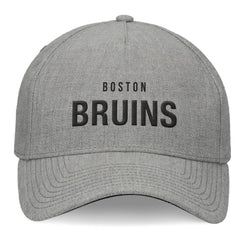 Boston Bruins Fanatics Elements A-Frame Leather Strapback Hat - Heather Gray | Fanatics on sale