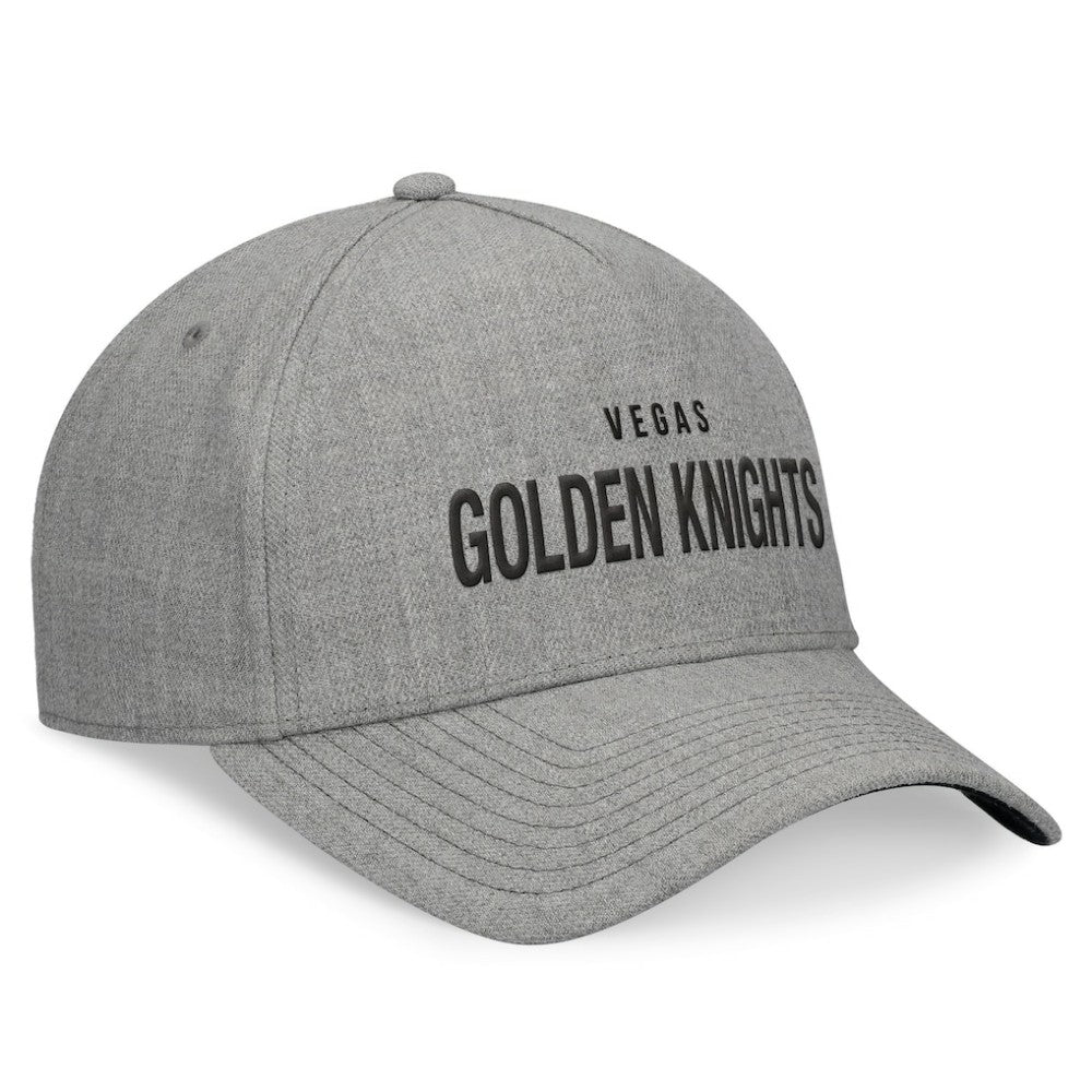Vegas Golden Knights Fanatics Elements A-Frame Leather Strapback Hat - Heather Gray | Fanatics near me