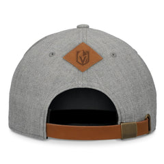 Vegas Golden Knights Fanatics Elements A-Frame Leather Strapback Hat - Heather Gray | Fanatics near me