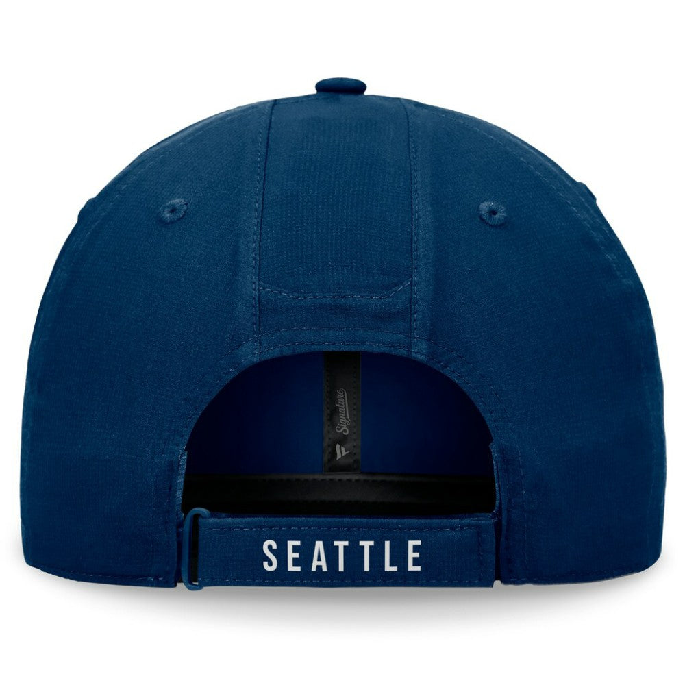 Seattle Kraken Fanatics Front Office Ripstop Adjustable Hat - Deep Sea Blue | Fanatics sale