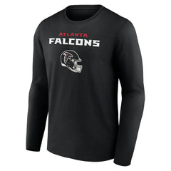 Bijan Robinson Atlanta Falcons Team Wordmark Name & Number Long Sleeve T-Shirt - Black - NFL