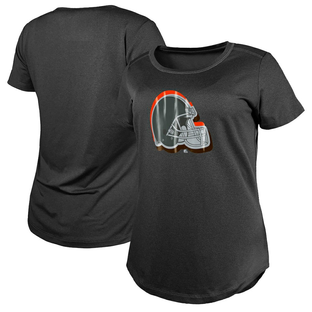 Cleveland Browns New Era Women's 2024 NFL Draft T-Shirt - Charcoal - NFL