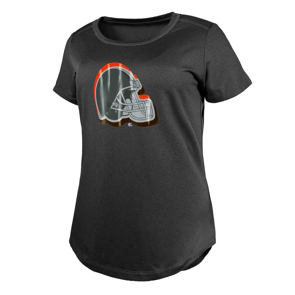 Cleveland Browns New Era Women's 2024 NFL Draft T-Shirt - Charcoal - NFL