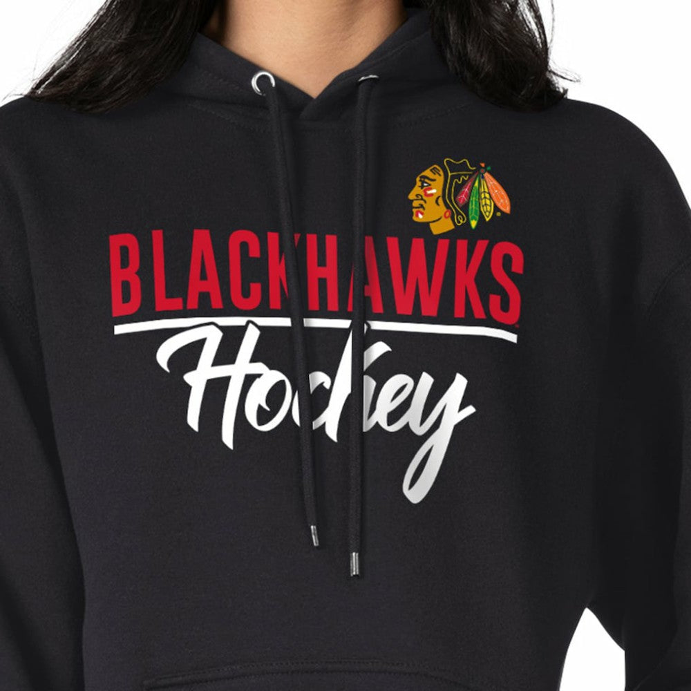 Chicago Blackhawks G-III 4Her by Carl Banks Women's Team Sport Tri-Blend Fleece Hoodie - Black | NHL near me