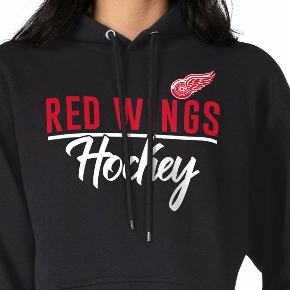 Detroit Red Wings G-III 4Her by Carl Banks Women's Team Sport Tri-Blend Fleece Hoodie - Black | NHL Lifestyle