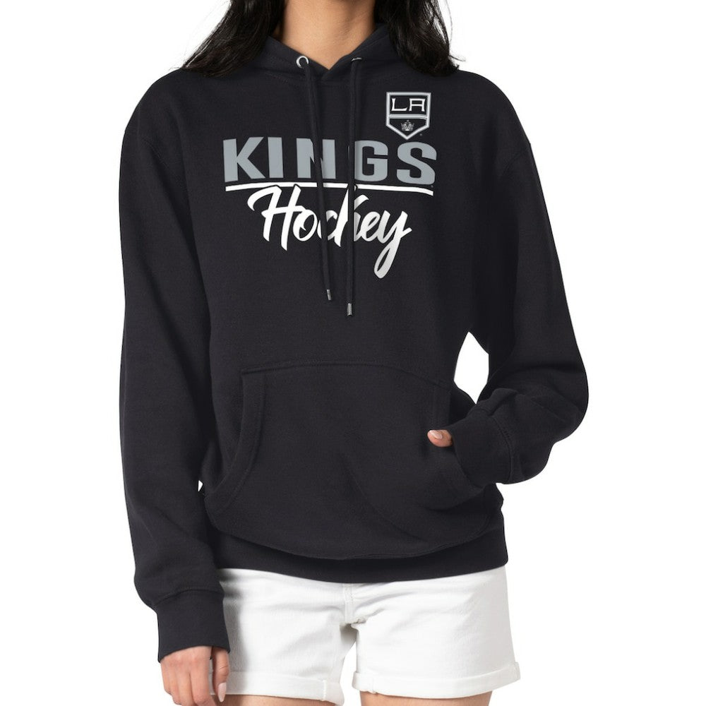 Los Angeles Kings G-III 4Her by Carl Banks Women's Team Sport Tri-Blend Fleece Hoodie - Black | NHL on sale